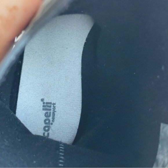 Capelli Tall Lace Rain Black Rubber Rain Boots Women Size 8 - Picture 10 of 11